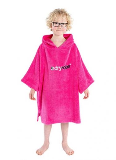 dryrobe towel robe pink